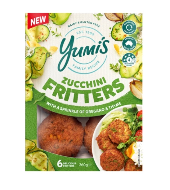 Yumi's Zucchini Fritters 260g