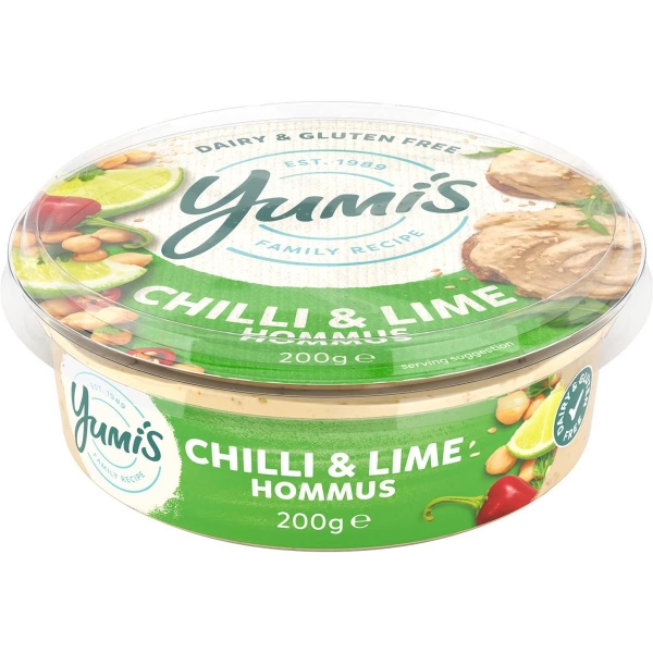 Yumi's Hommus Chilli Lime 200g