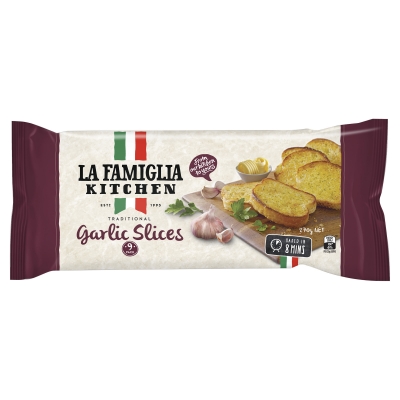 La Famiglia Kitchen Traditional Garlic Bread Slices 270g