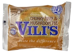 Vili's Beef & Mushroom Pie 160g