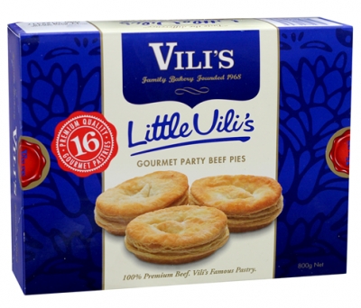 Vili's Little Gourmet Beef Pies 800g