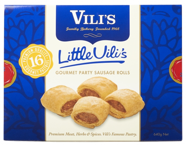 Vili's Little Gourmet Sausage Rolls 16 Pack 640g