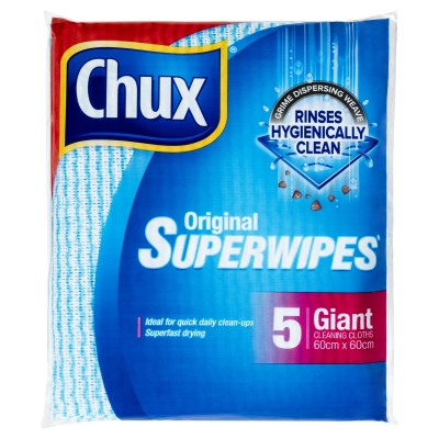 Chux Superwipes Giant 5 Pack