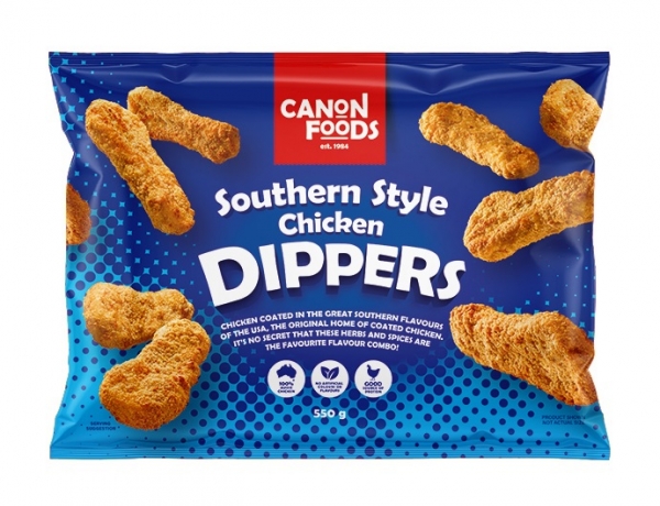 Canon Foods Southern Style Chicken Dippers 550g