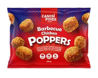 Canon Foods BBQ Chicken Poppers 550g