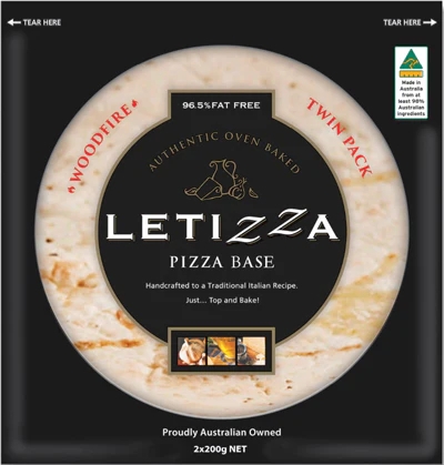 Letizza Pizza Bases 2 Pack 400g