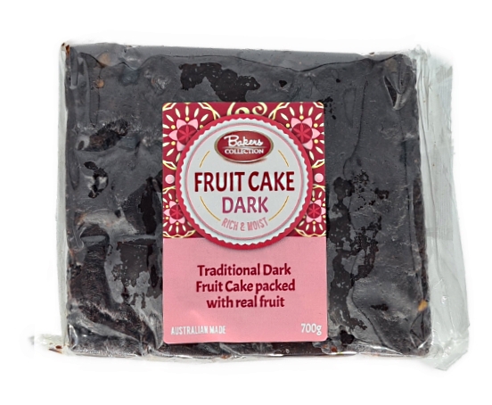 Bakers Collection Dark Fruit Cake 750g