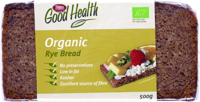 Good Health Organic Rye Bread 500g