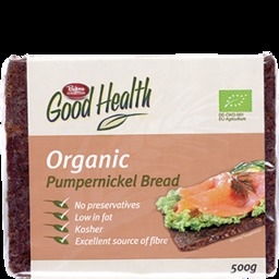 Good Health Organic Pumpernickel Bread 500g