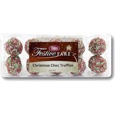 Bakers Collection Festive Fare Christmas Choc Truffles 200g