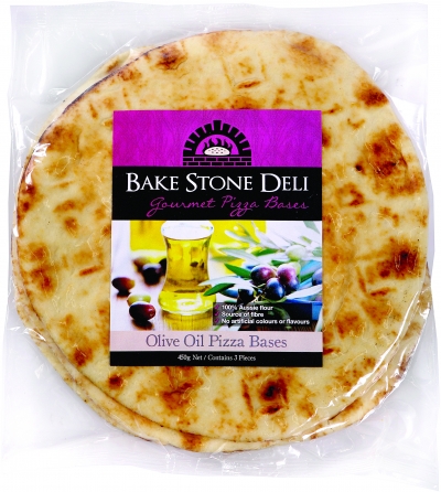 Bake Stone Pizza Base Olive Oil 3 Pack 450g