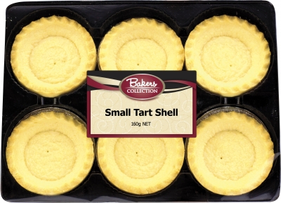 Bakers Collection Small Tart Shells 6 Pack 160g