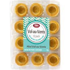 Bakers Collection Mini Vol Au Vent 12 Pack 72g