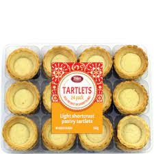 Bakers Collection Tartlets Unfilled 24 Pack 180g