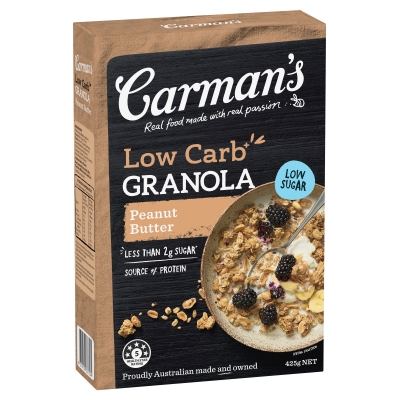 Carman's Low Carb Granola Peanut Butter 425g