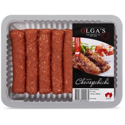 Olga's Chevapchichi Beef 400g