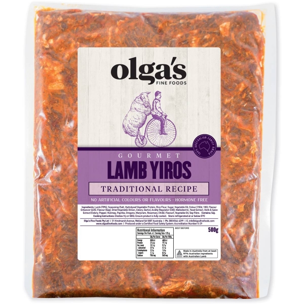 Olga's Lamb Yiros 500g