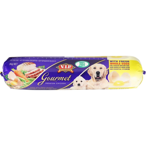 VIP Dog Roll Gourmet Chicken 3kg