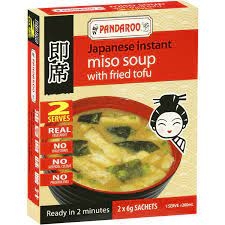 Pandaroo Miso Soup With Fried Tofu 12g