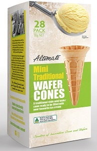 Altimate Mini Cones Natural 28 Pack