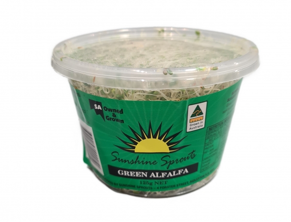 Sunshine Sprouts Green Alfalfa Sprouts 125g