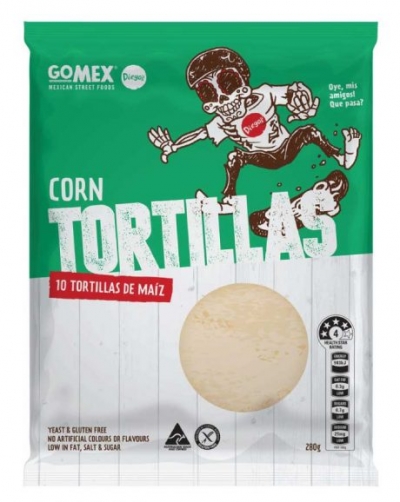 Diego's Go Mex Corn Tortillas 10 Pack 280g