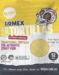 GoMex Yellow Corn Tortilla 12 Pack 276g