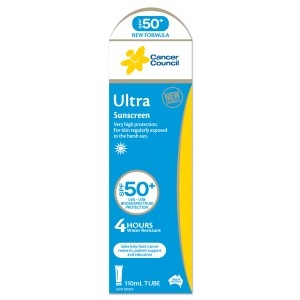 Cancer Council Sunscreen Ultra SPF 50+ 110ml