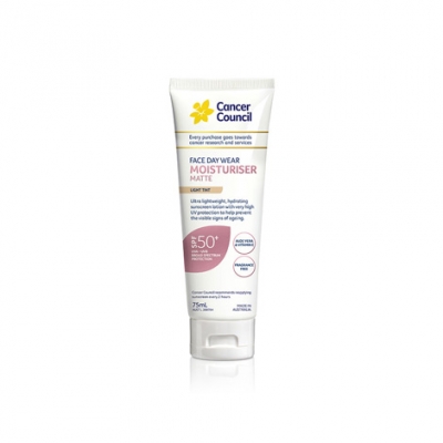 Cancer Council Face Day Wear Matte Light Tint SPF 50+ 75ml