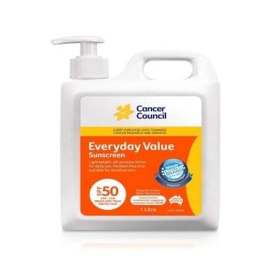 Cancer Council Everyday Sunscreen SPF 50 1lt