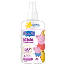 Cancer Council Sunscreen Peppa Pig SPF 50+ 200ml