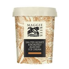 Maggie Beer Salted Honey & Roasted Almond Ice Cream 500ml