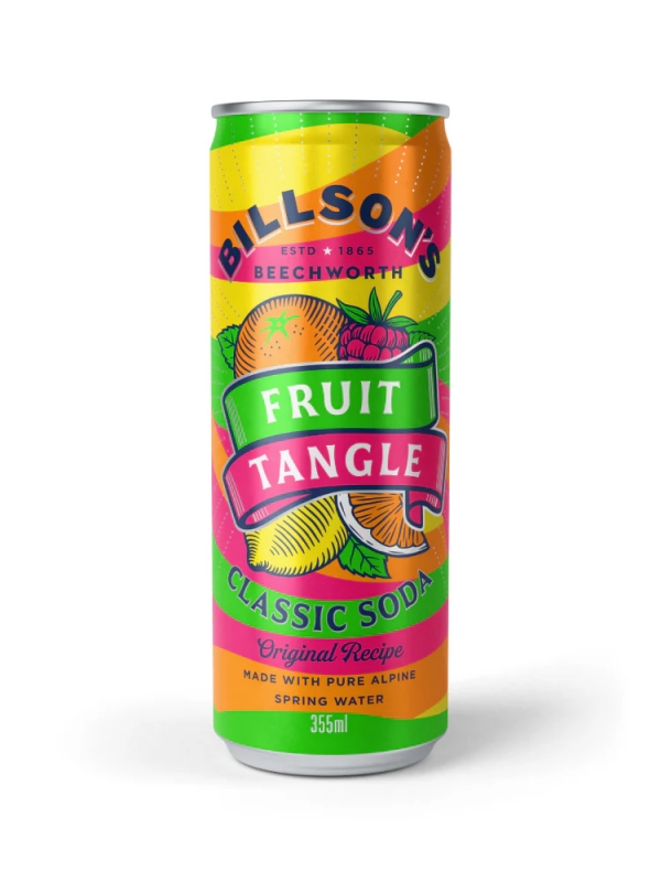 Billson's Classic Soda Fruit Tangle 355ml