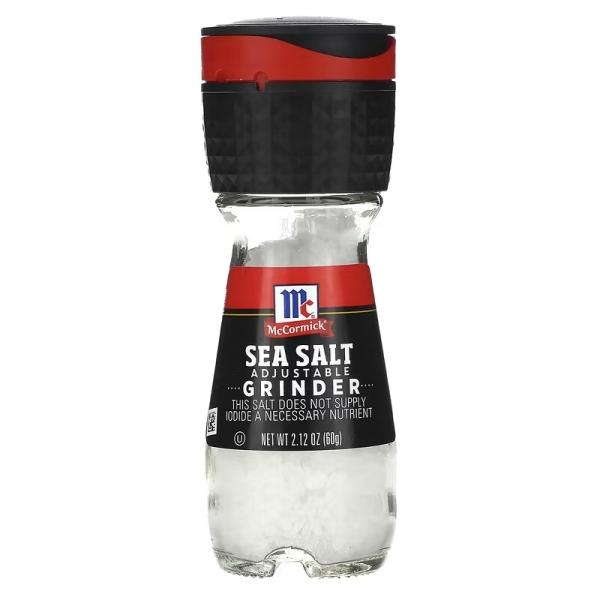 McCormick Sea Salt Adjustable Grinder 60g