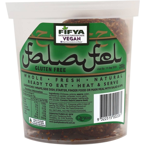 Fifya Falafel Gluten Free 250g