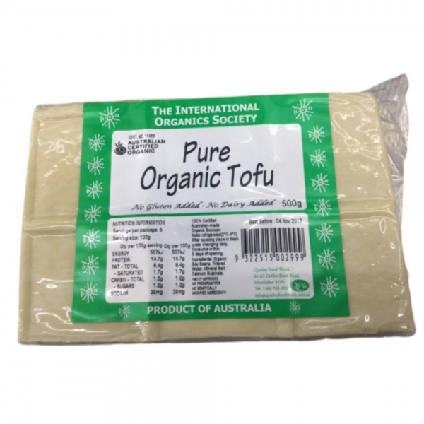 The International Organic Society Pure Organic Tofu 500g