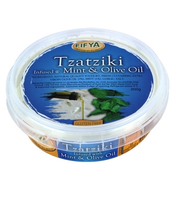 Fifya Tzatziki Infused Mint & Olive Oil 200g