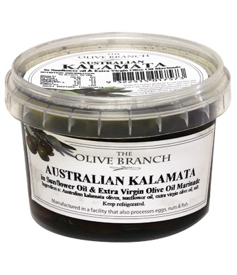 Olive Branch Kalamata Olives In Olive Oil Marinade 250g