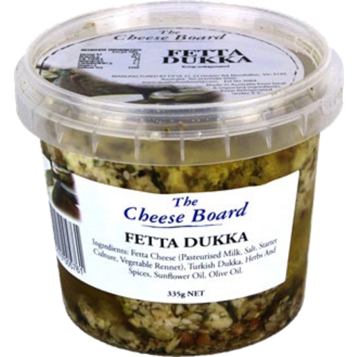 The Cheese Board Fetta Dukka Balls In Olive Oil 335g