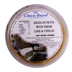 Cheese Board Fetta Mexican With Fresh Lime & Chilli 250g