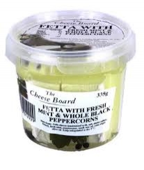 Cheese Board Fetta Fresh Mint Whole Black Peppercorns 250g