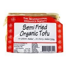 The International Semi Fried Organic Tofu 250g