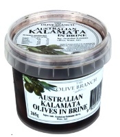 Olive Branch Australian Kalamata Olives Brine 265g