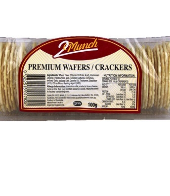 2Munch Premium Wafer Crackers 100g