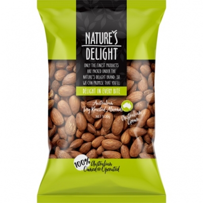 Nature's Delight Almond Kernels 500g