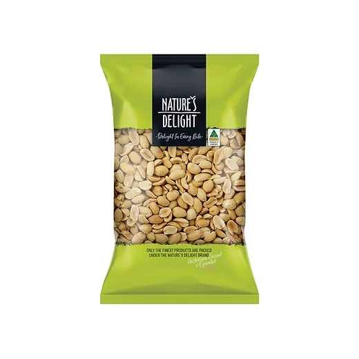 Nature's Delight Peanuts Roasted & Unsalted 500g