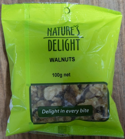 Nature's Delight Walnut Kernels 100g