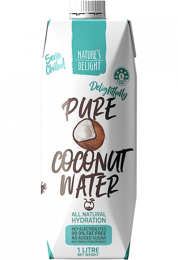 Nature's Delight Pure Coconut Water 1lt