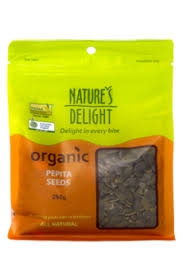 Nature's Delight Organic Pepita Seeds 250g