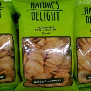 Nature's Delight Vege Crackers Sweet Chilli 80g